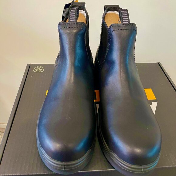 Ariat Turbo Chelsea CSA H20 Carbon Toe Boot Black Mens Size 11 Waterproof NEW main image 7